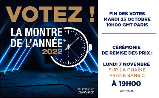 La montre de l'année 2022
